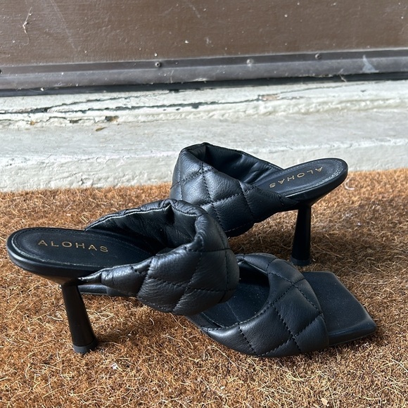 Alohas Conner Sandals Sz 38 in Excellent Pre-Owned Condition Vacation Fall Party - Picture 5 of 10